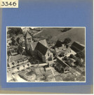 Cheviré-Le-Rouge : Eglise (vue aérienne)