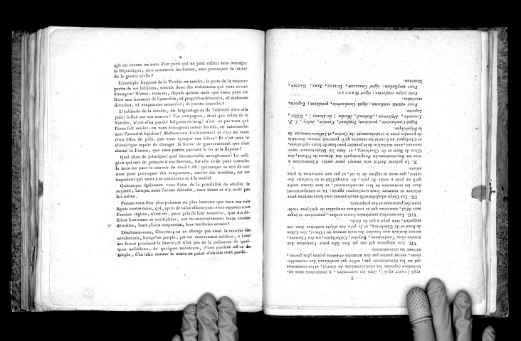 Les administrateurs du département de Maine-et-Loire à leurs frères égarés connus sous le nom de Chouans