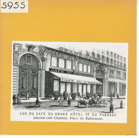 Angers : Grand Hôtel, place du Ralliement (Catalogue exposition de 1895)