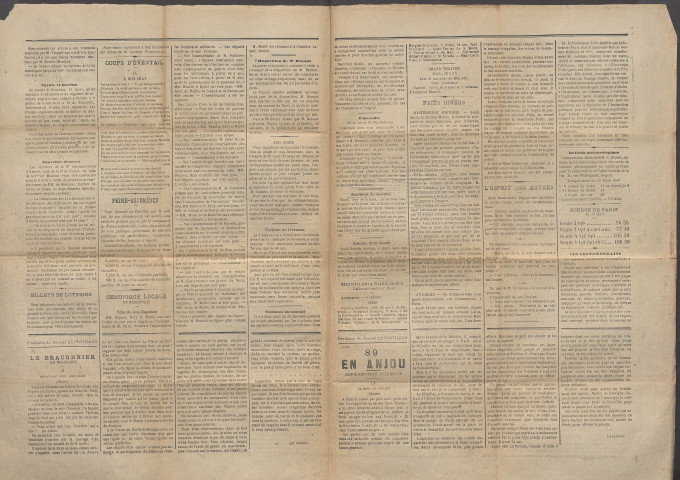 Le postillon. 14 mars 1884 (2e année, n° 72)
