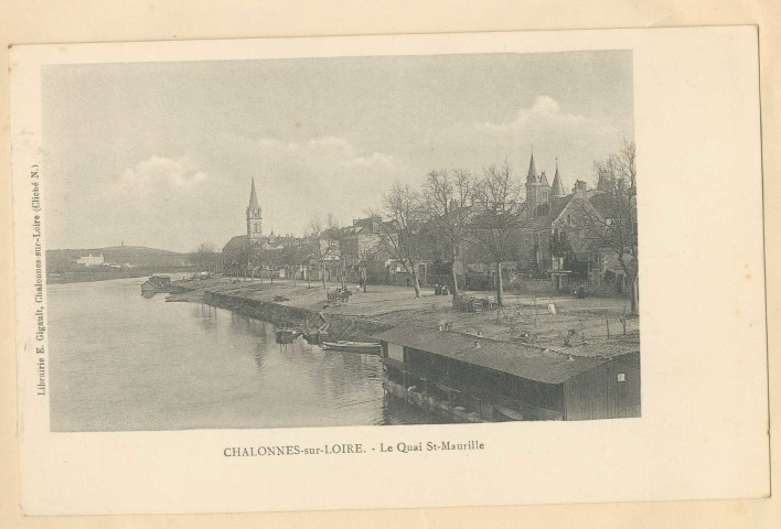 Chalonnes-sur-Loire. Le quai St-Maurille