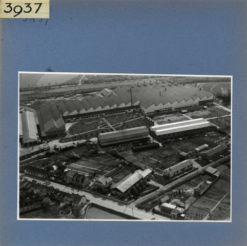 Montreuil-Belfroy : Tréfileries du Havre (vue aérienne)