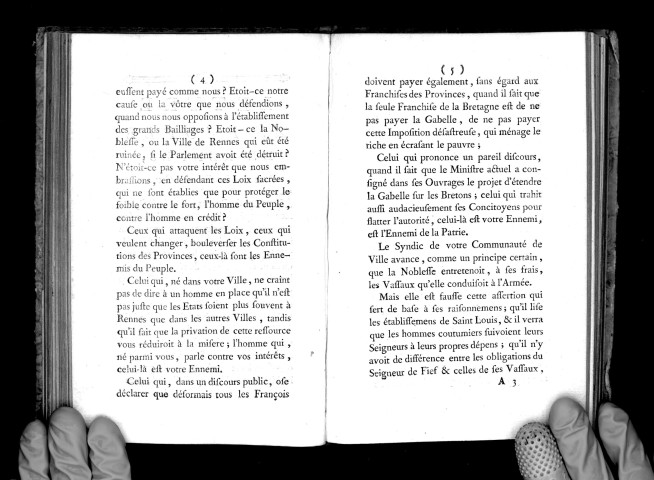Lettre au peuple de Rennes, par le chevalier de Guer