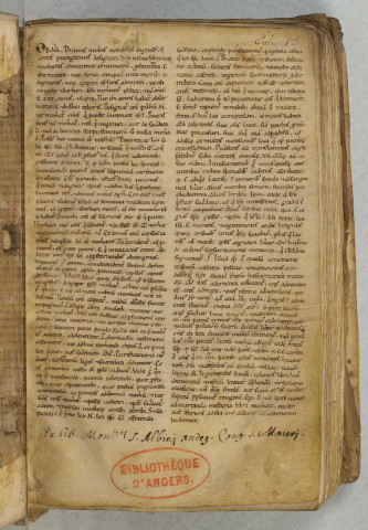 Les Nombres, avec la glose ordinaire. « Origenes. Divinis numeris non omnes sunt digni... »