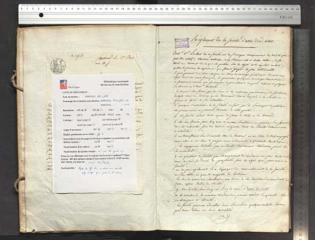 Extraits de divers ouvrages manuscrits et imprimés, pour servir à l'histoire d'Anjou