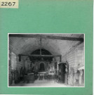 Soucelles : La Rochefoulques, intérieur de la chapelle