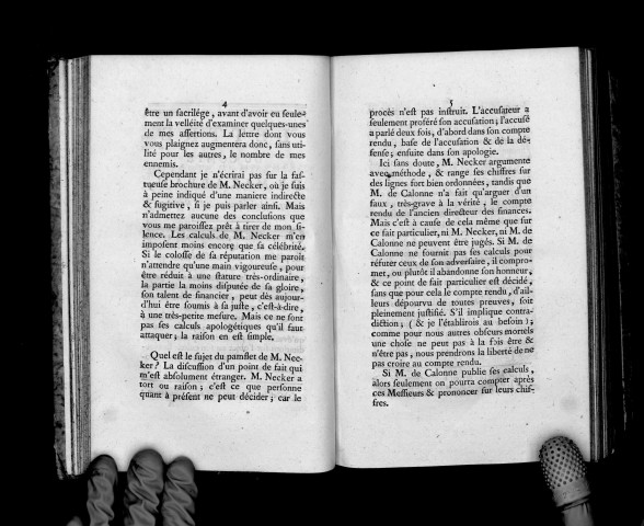 Lettre du comte de Mirabeau sur l'administration de M. Necker, 1787