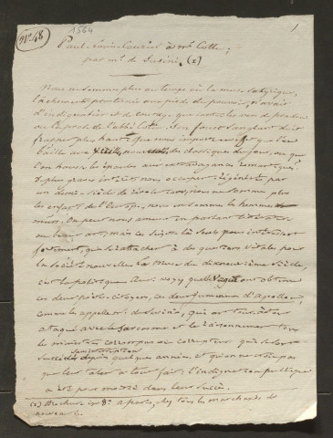 Article de M. Susini sur une brochure de Paul-Louis Courier contre M. Cottu