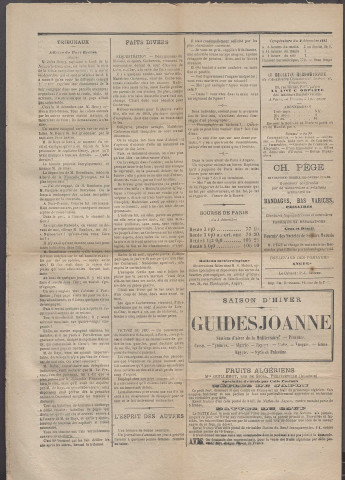 Le postillon. 5 déc. 1883 (1re année, n° 43)