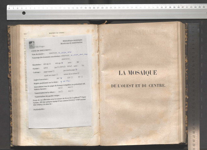 La Mosaïque de l'Ouest. Deuxième année. 1845