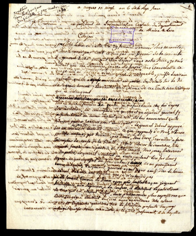 Trotouin (Joseph), officier municipal, administrateur des prisons à Angers