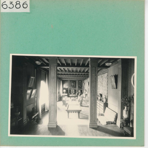 Les Verchers-sur-Layon : Château d'Echuilly, grande salle