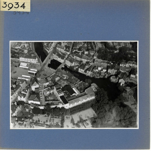 Segré : Vue aérienne d'ensemble