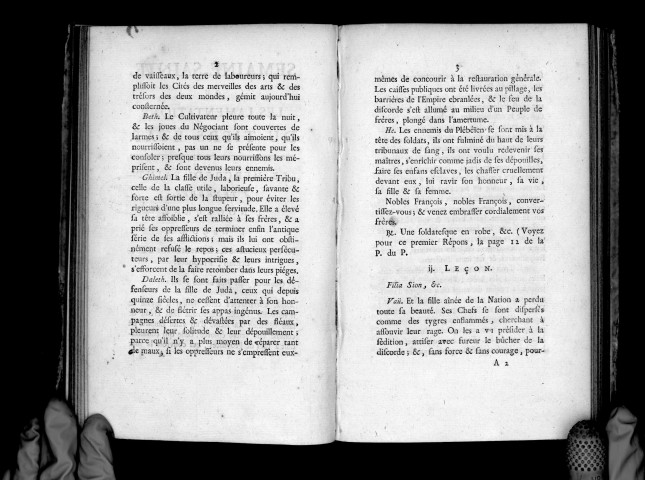 Semaine-Sainte, ou les Lamentations du tiers-état
