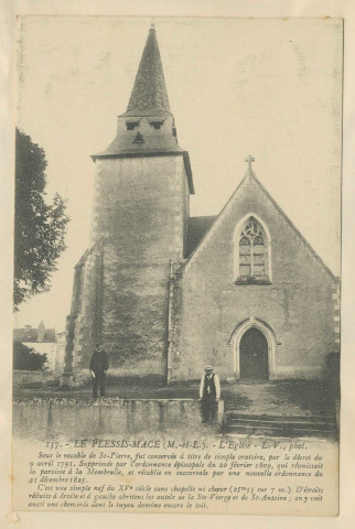 157. Le Plessis-Macé (M-et-L). L'église