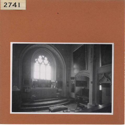 Brissac : Château de Brissac, intérieur de la chapelle