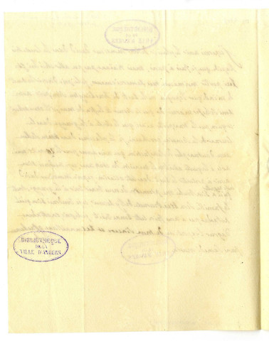 Correspondance du général Lafayette et de Georges Washington de La Fayette [à Pierre-Jean David d'Angers et Lallemand]