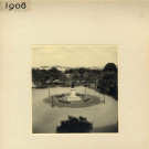 Angers : Place de Lorraine avec la statue en bronze de David d'Angers (réalisée par Louis Noël, 1880).