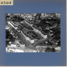 Angers : Vue d'ensemble de la rue Bougère (vue aérienne)