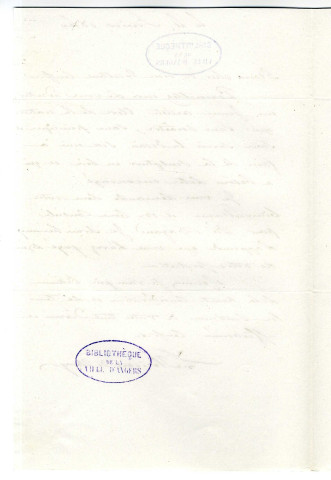 Correspondance de Héricart de Thury [à Pierre-Jean David d'Angers]