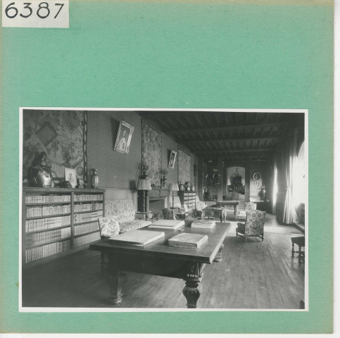 Les Verchers-sur-Layon : Château d'Echuilly, grande salle