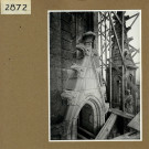 Angers : Cathédrale, détail des statues de la façade