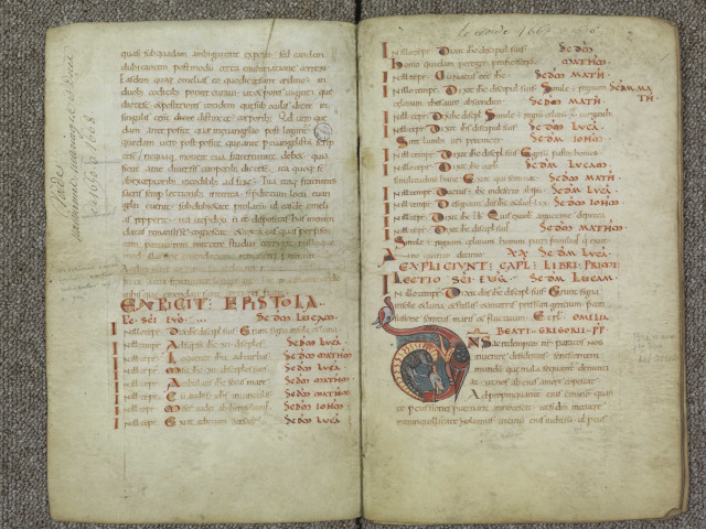 Reverendissimo et sanctissimo fratri Secundino quo-episcopo. Gregorius servus servorum Dei inter sacra missarum sollempnia, ex his quae diebus certis in hac aecclesia legi ex more solent sancti evangelii quadraginta lectiones exposui...