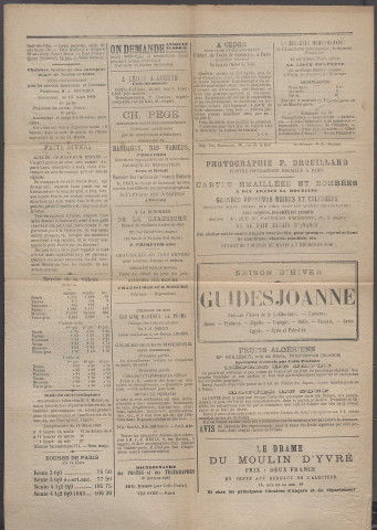 Le postillon. 16 mars 1884 (2e année, n° 74)