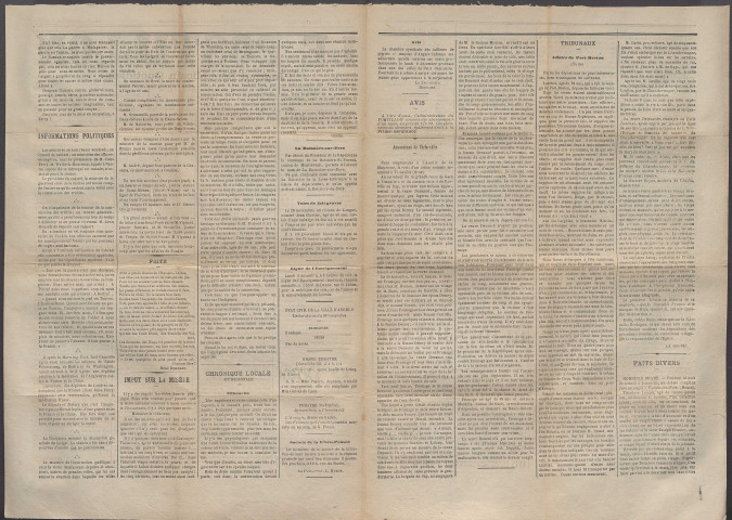Le postillon. 3 déc. 1883 (1re année, n° 41)