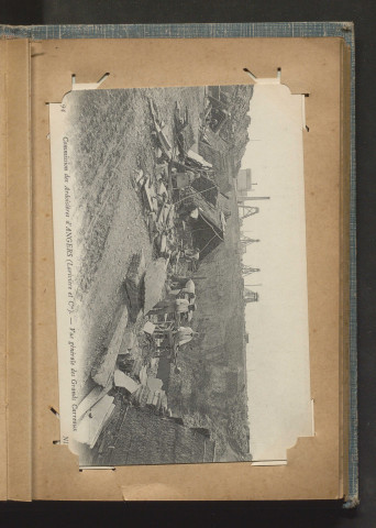 Commission des Ardoisières d'Angers - Vue générale des Grands travaux