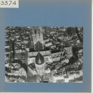 Angers : Cathédrale Saint-Maurice, vue aérienne