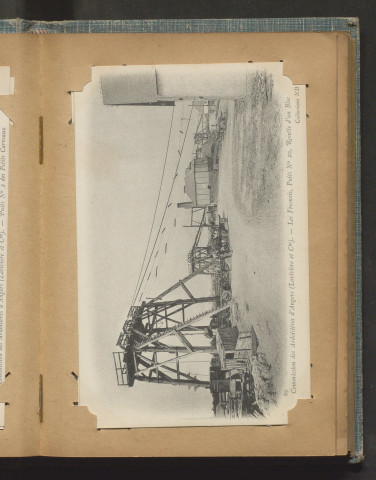 Commission des Ardoisières d'Angers - Les Fresnais, Puits n°20, recette d'un bloc