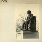 Angers : Détail de la statue Chevreul