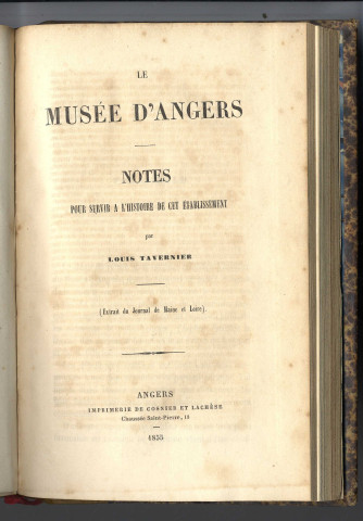 Le musée d'Angers
