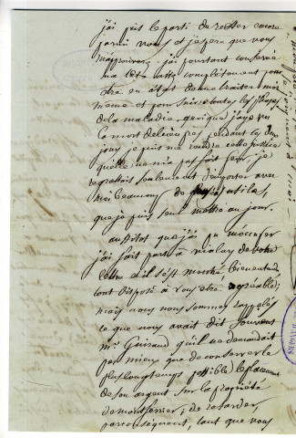 Correspondance de Lallemand [à Pierre-Jean David d'Angers et à Gaudichaud]