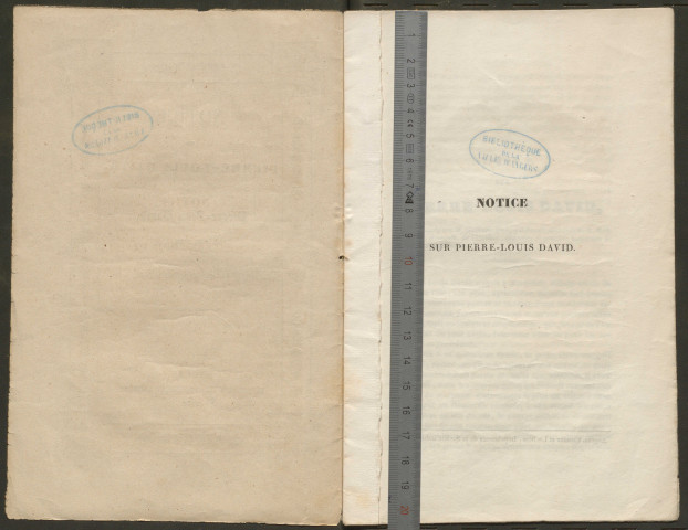 Notice sur Pierre-Louis David