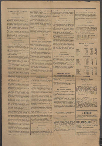 Le postillon. 1er nov. 1883 (1re année, n° 12)
