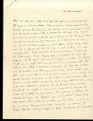 Lettres d'Henri-Simon Schwabacher, dit Henri Duvernois à Jean Huré