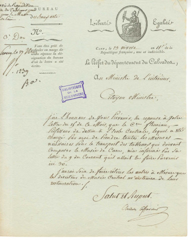 Caffarelli (Charles), préfet du Calvados