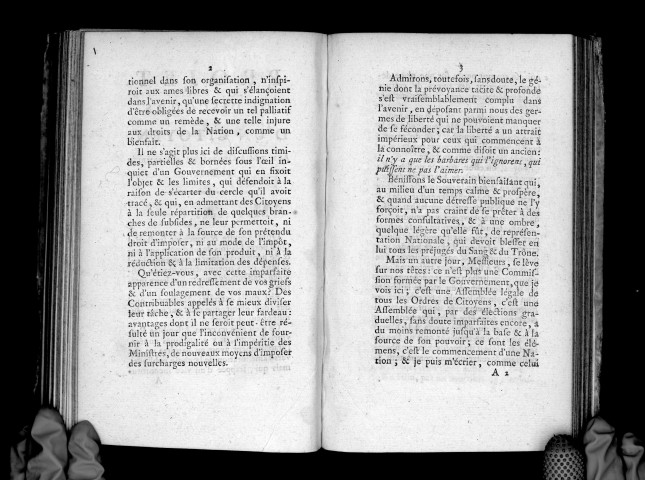 Projet de discours d'un citoyen aux trois ordres de l'assemblée de Berry