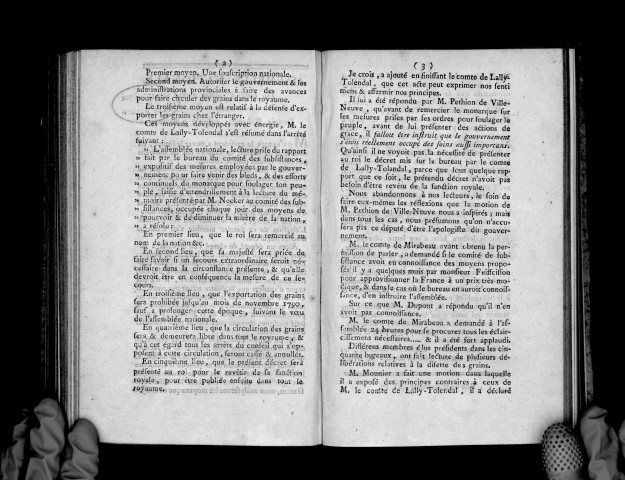 Assemblée nationale du lundi 6 juillet 1789