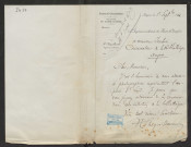 L'ancien pont Saint-Laud par lequel la rue de la Roë passait au-dessus de la rue Saint-Laud à Angers