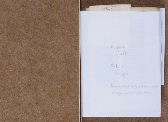 Fragment de bréviaire (XVe siècle)