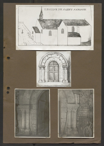 [Photographies de monuments d'] Angers - Abbaye Saint-Serge