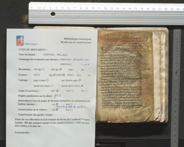 « Incipit dyalogus de contemptu mortis, compilatus per magistrum Johannem Mureti, secretarium domini nostri pape. Cur, celites, in fedissima parte temporum... Explicit dyalogus deffuncti magistri Johannis Mureti, domini nostri pape secretarii et archidiaconi de Passayo in ecclesia Cenomanensi, de contemptu mundi »