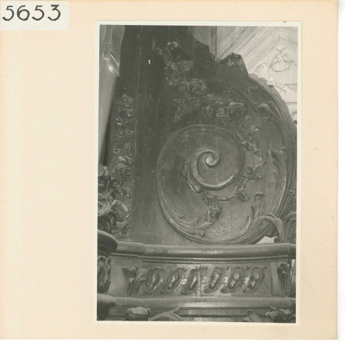 Angers : Orgue, détails (Cathédrale)