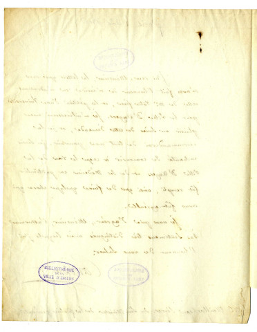 Correspondance de Corvisart [avec le Dr Maillocheau]