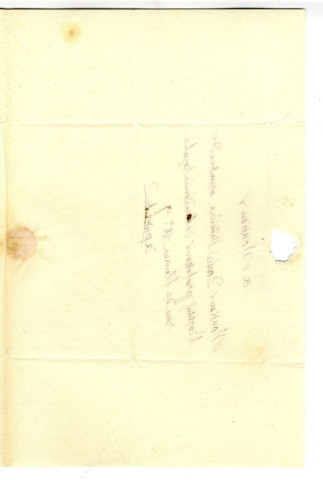 Correspondance de Damas, lieutenant général, avec Pierre-Jean David d'Angers