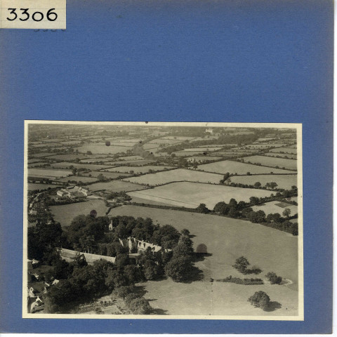 Plessis-Macé : Château du Plessis-Macé (vue aérienne)