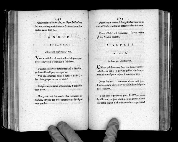 Aux âmes chrétiennes. Sexte, none, vêpres et complies, pour tous les jours de la semaine, à l'usage du peuple
